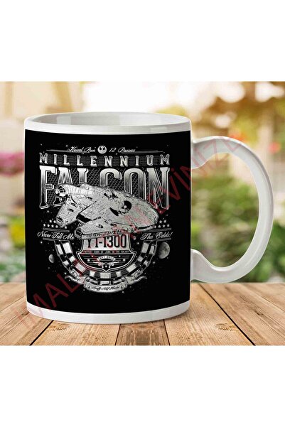 ART HEDİYE 1-1459 Hunk A Junk Millennium Falcon Star Wars Two Sided Printed M...