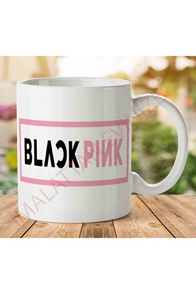 ART HEDİYE BlackPink Text Two Sided Printed Mug Cup.jpg