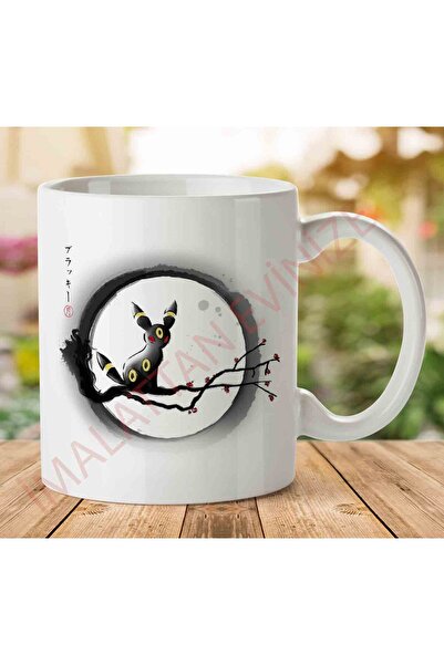 ART HEDİYE 1-1833 Pokemon Psychic Under The Moon Umbreon Two Sided Printed Mu...