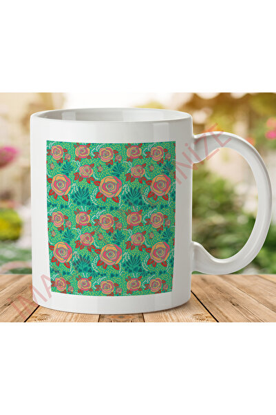 ART HEDİYE 1-119 كوب مطبوع عليه زهور على الجانبين.jpg