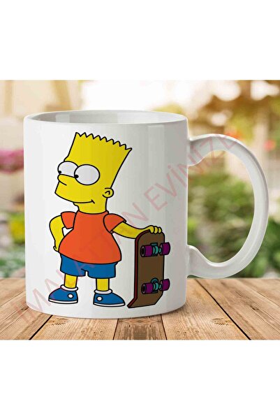 ART HEDİYE كوب بارت سيمبسون شفاف مطبوع على الجانبين.jpg