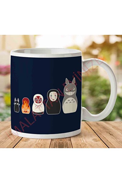 ART HEDİYE 1-2112 Studio Ghibli دمى روسية توتورو كوب مطبوع على الجانبين.jpg