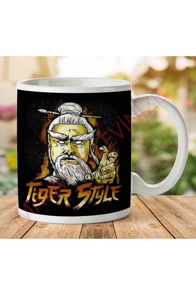 ART HEDİYE 1-1641 كوب Pai Mei Tiger Style Kill Bill مطبوع على الجانبين.jpg