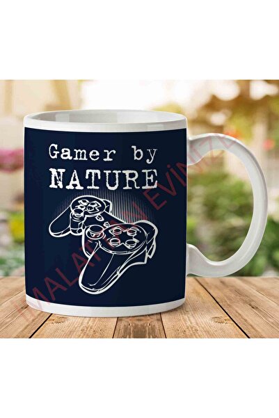 ART HEDİYE 1-710 كوب مطبوع على الجانبين من Gamer By Nature.jpg