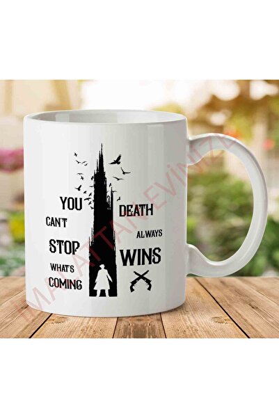 ART HEDİYE 1-2180 كوب مطبوع عليه Dark Tower Gunslinger Death Always Wins بالل...
