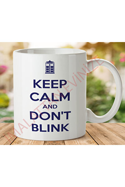 ART HEDİYE 1-265 كوب KEEP CALM AND DON'T BLINK مطبوع على الجانبين.jpg