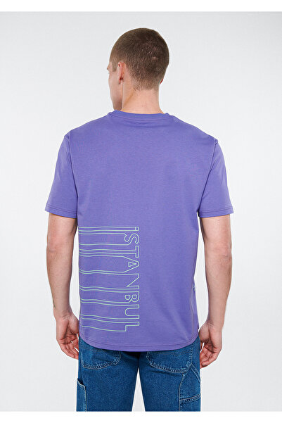 Mavi Ιστουργικό μωβ μπλουζάκι Loose Fit / Loose Fit 0611439-70609