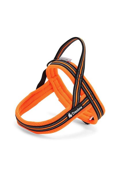 True Love Orange Mesh Collar with Soft Sponge