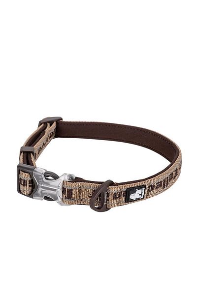 True Love Neoprene Sponge, Nylon Woven, Brown Neck Collar