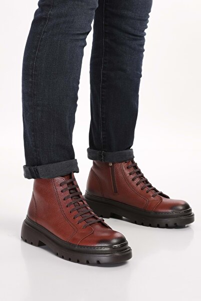 Gondol Erkek Hakiki Deri Günlük Bot Src.342 Taba