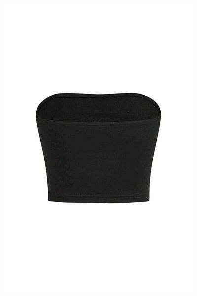 Carpe Bloody Knife Strapless Crop
