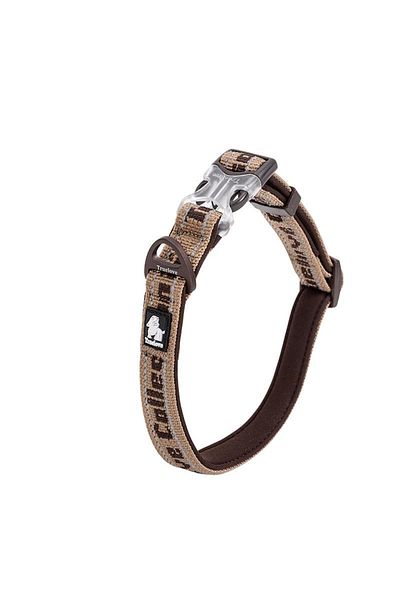 True Love Neoprene Sponge, Nylon Woven, Brown Neck Collar