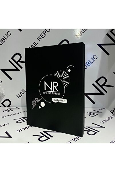 Nail Republic Kalıcı Oje Kitap Kartela – Renk ve Desen Numune Kartelası, Mani...