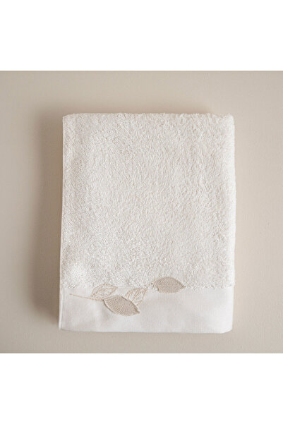 Chakra Silve Banyo Havlusu 85x150 cm Ekru