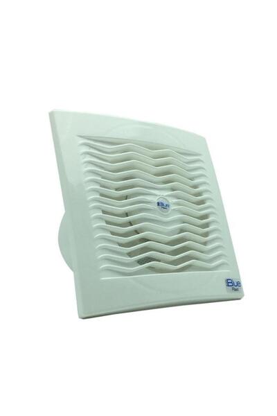 yunuskayatek Blue Plast Kar Beyazı 148x220x220mm 150mm Tuvalet-Banyo Aspiratörü Zikzaklı Tasarım