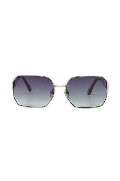 Despada Ds 2315 C4 Unisex Geometric Silver Sunglasses