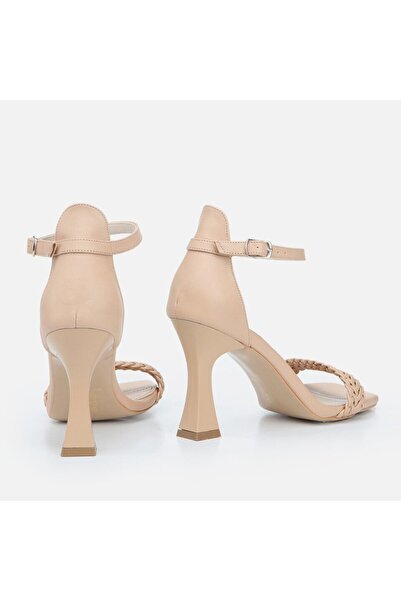Hotiç Natural Women's Heeled Sandals