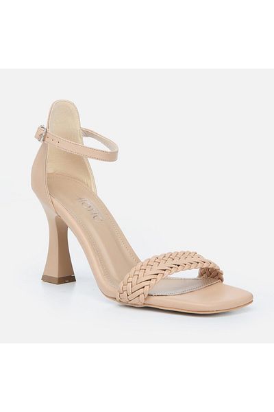 Hotiç Natural Women's Heeled Sandals