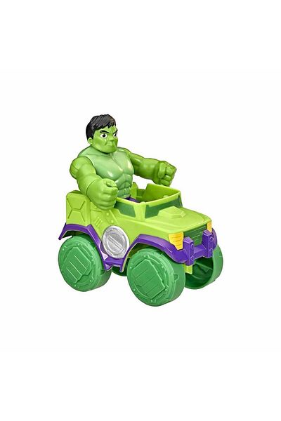 Hasbro Spidey And His Amazing Friends Vehicle And Figure Set F6776 - Hulk