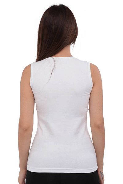 Berqnet قميص داخلي نسائي من Elastane Zero Sleeve 2201 الكود/اللون: أبيض [Berqnet]