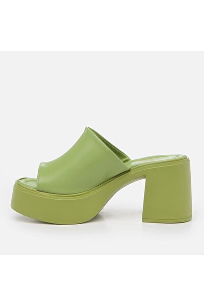 Yaya by Hotiç Peanut Green Women's Slipper