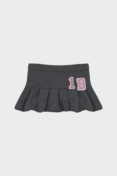 GB Baby Bg Store Baby Girl Black Skirt 22fw0bg2303