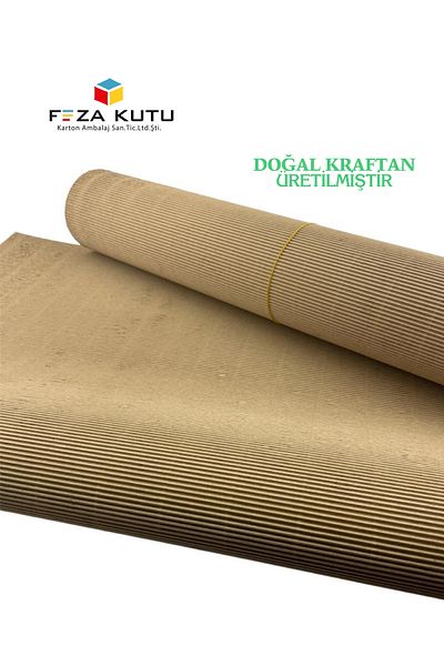 Feza Kutu Kraft Paper Wrapping Paper Gift Paper Kraft Box Corrugated Cardboard Cardboard Corrugated 70x100 (5 PCS)
