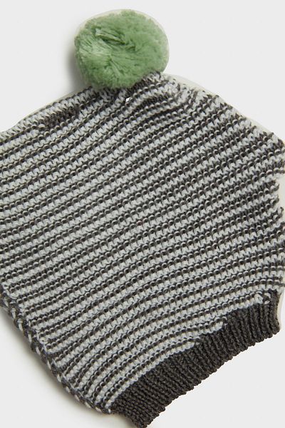 Layette BG Store Baby Boy Striped Beret 23FW0LT8001