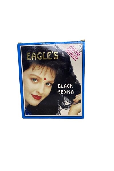 Eagles SİYAH BLACK HENNA HİNT KINASI SAÇ BOYASI 10 GR X 6 ADET