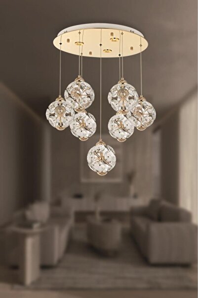 Eray Aydınlatma 2020-6+1 7li Sarkıt Led Avize