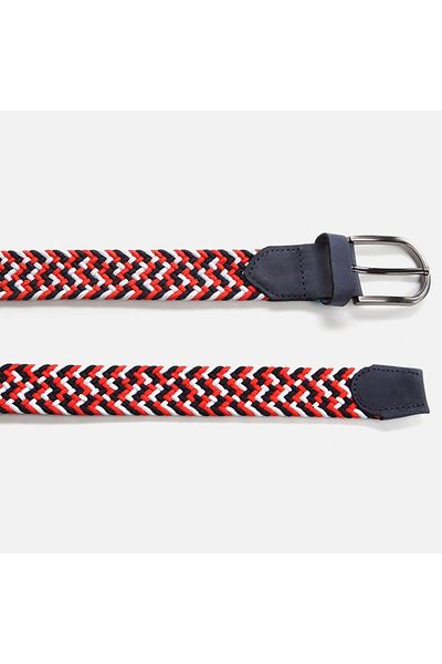 Hotiç Ανδρική ζώνη από γνήσιο δέρμα Navy Blue
