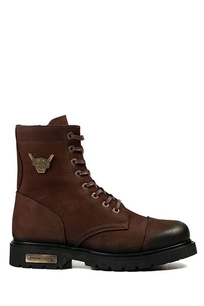Hammer Jack Cizme maro Dock Step unisex din piele naturală
