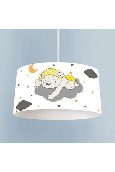 MEKTA HOME Cute Bear Patterned Baby and Children's Room - Sleeping Chandelier