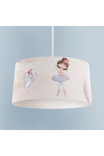 MEKTA HOME Swan and Ballerina Patterned Baby and Children's Room Chandelier