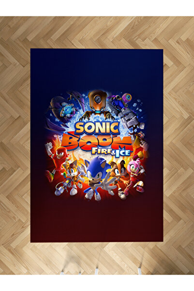 MEKTA HOME BEBEK VE ÇOCUK ODASI Sonic Boom Desenli Halı