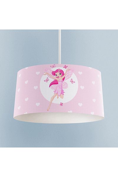 MEKTA HOME BABY AND KIDS ROOM Flying Fairy Girl and Heart Patterned Chandelier