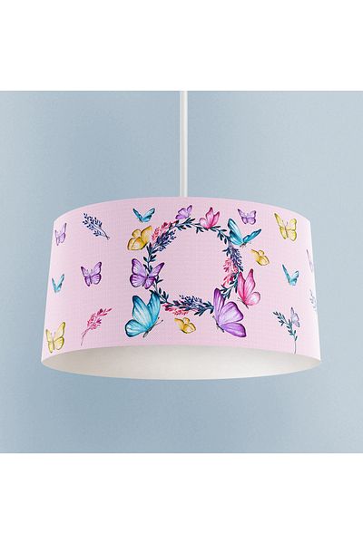 MEKTA HOME Pink Chandelier - BABY AND KIDS ROOM, Hopscotch and Butterfly Pattern