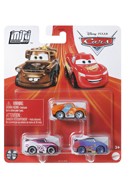 CARS MİNİ KARAKTER ARABALAR ÜÇLÜ PAKET HLL71