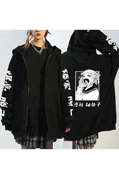 GALASHOP My academia Fermuarlı Hoodie Izuku mimiya Y2k Bakugou Mod89