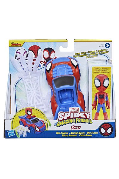 Marvel Spidey And His Amazing Friends Vehicle and Fi?gür Spidey F7454