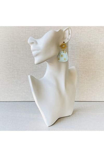 KARYA Sun Patterned Earrings