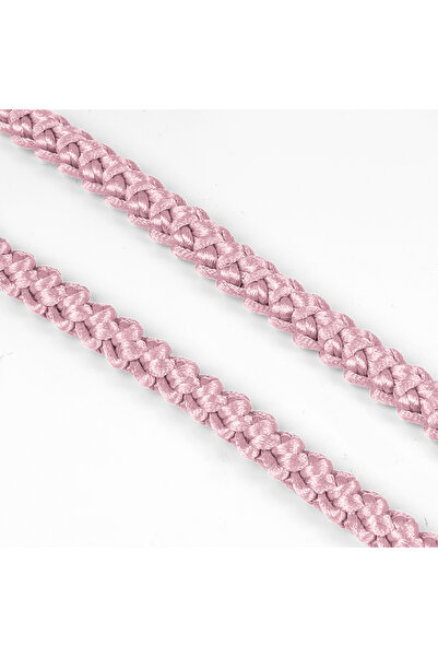 Casen Telefon Uzun İp El Yapımı Toz Pembe Boyun Askısı Tüm Modellere Uyumlu