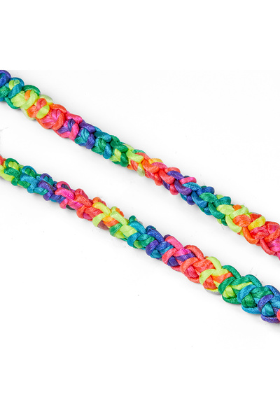 Casen Telefon Uzun İp El Yapımı Gökkuşağı Renkli Boyun Askısı Tüm Modellere U...