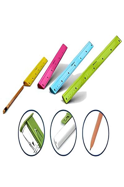 tüftürük Yplus 4in1 (30 CM) Ruler with Sharpener (1 UNIT WILL BE SENT IN ASSEMBLY)