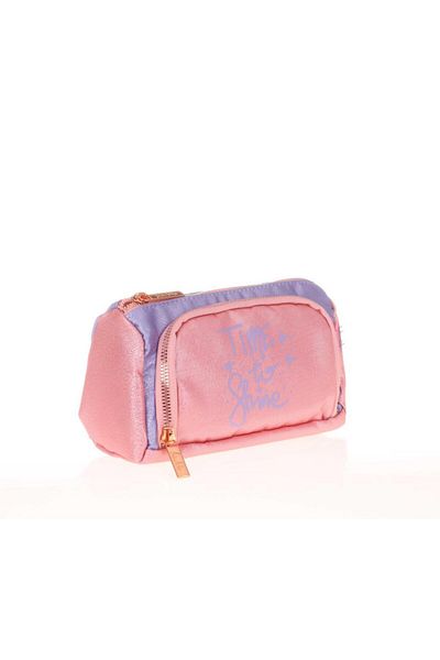 KAUKKO Sparkle Plump Pencil Τσάντα Διπλό Salmon K2531