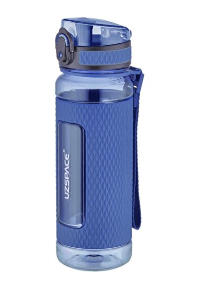 Uzspace زجاجة مياه تريتان 800 مل Vgn5045 أزرق داكن