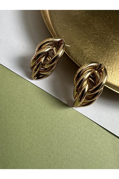 ringbox Gold Basic Arpa Model Earring