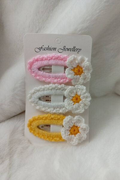 zanaatçı anne مجموعة حياكة Amigurumi للفتيات مصنوعة يدويًا مكونة من 3 مشابك م...
