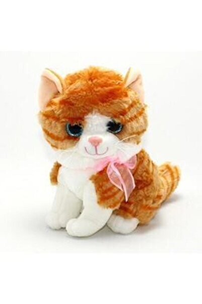 DincCommerce Unisex Miyavlayan Kedi Sesli Peluş Kedi Oyuncak Kedi Çocuk Oyunc...