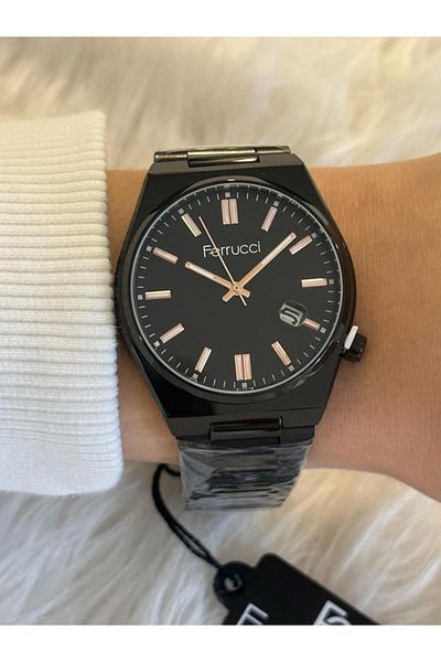 Ferrucci Fc14334.02 Silver Color Steel Cord Colorful Dial 3 Atm Waterproof Men's Wristwatch